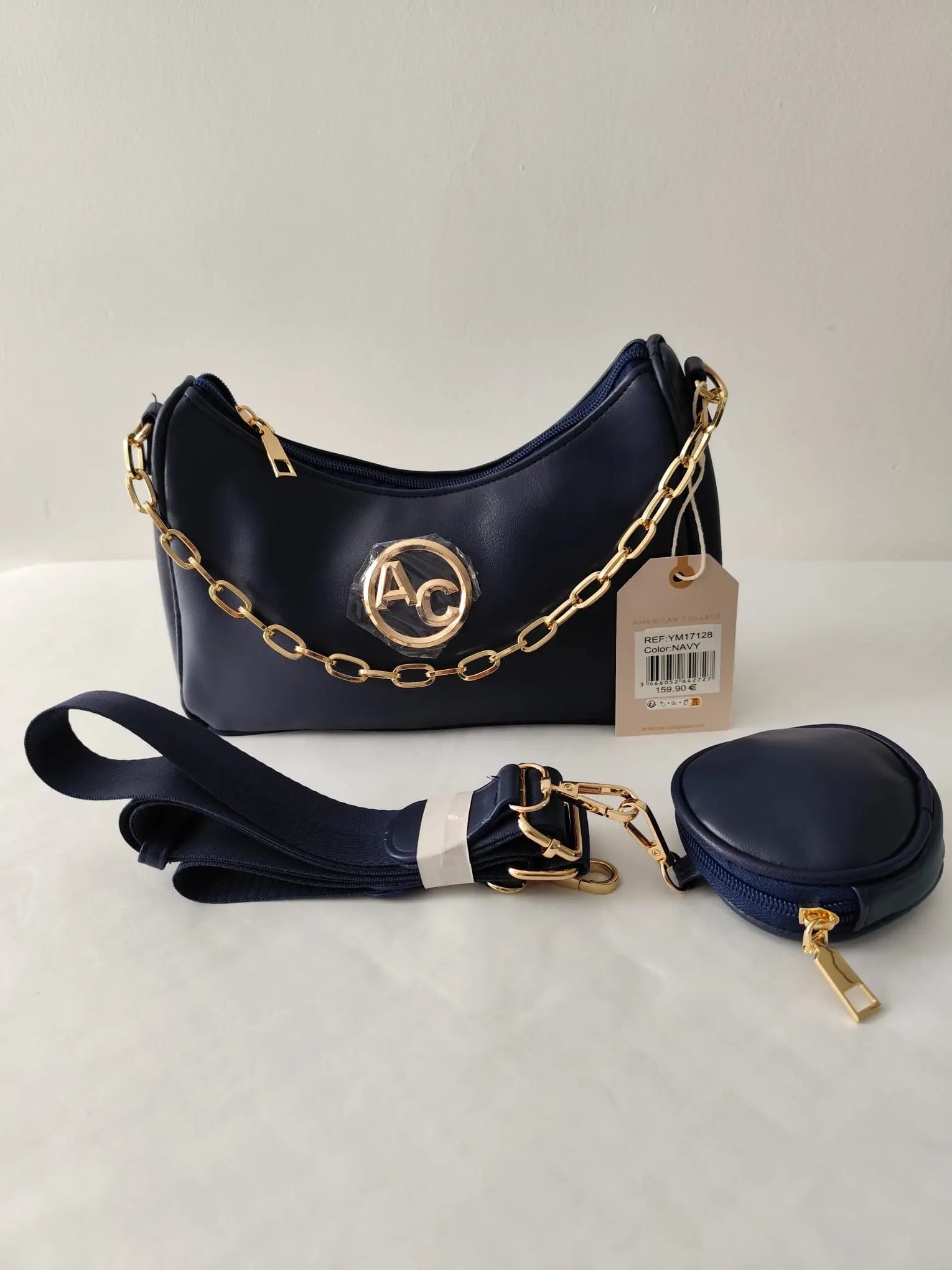 Sac à main avec petite pochette de chez American College original Ma boutique
