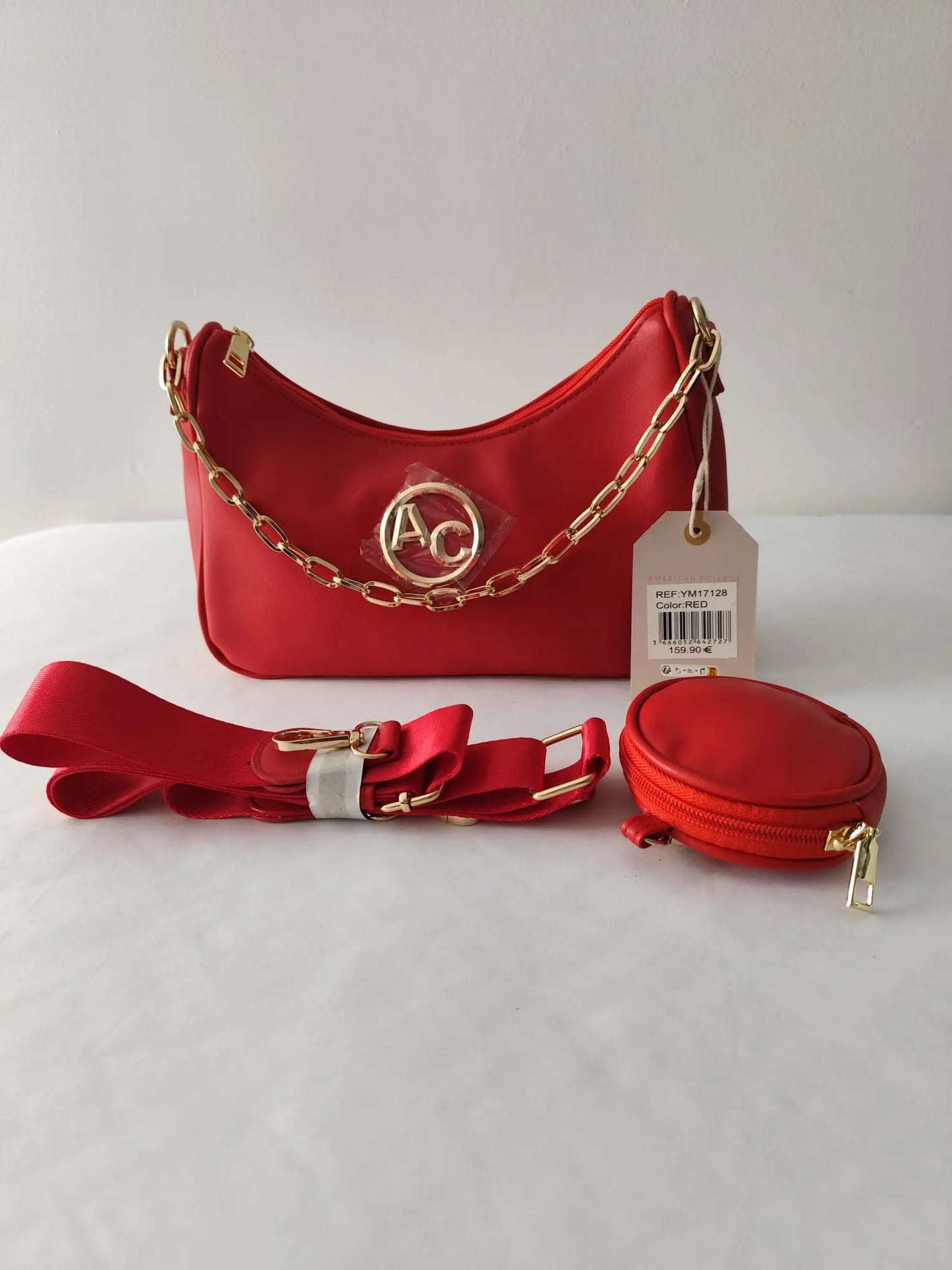 Sac à main avec petite pochette de chez American College original Ma boutique